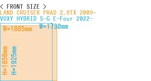 #LAND CRUISER PRAD 2.8TX 2009- + VOXY HYBRID S-G E-Four 2022-